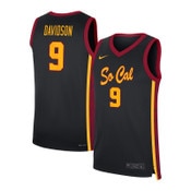 USC Trojans Unisex Jazzy Davidson Replica Basketball Black Jersey